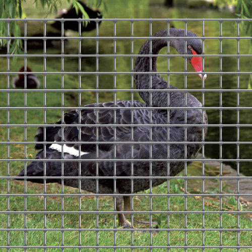 Welded mesh fence - ELECTROZINC  - Ferro Bulloni - for animal enclosures / zinc / rectangular