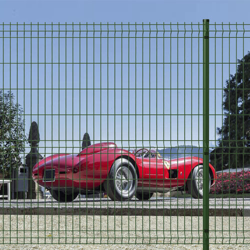 Green fence - MEDIUM  - Ferro Bulloni - welded mesh / residential / galvanised steel