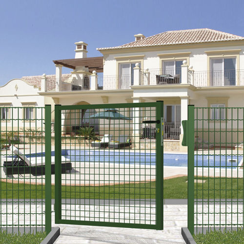 Electro-welded steel garden gate - Ferro Bulloni - steel framing