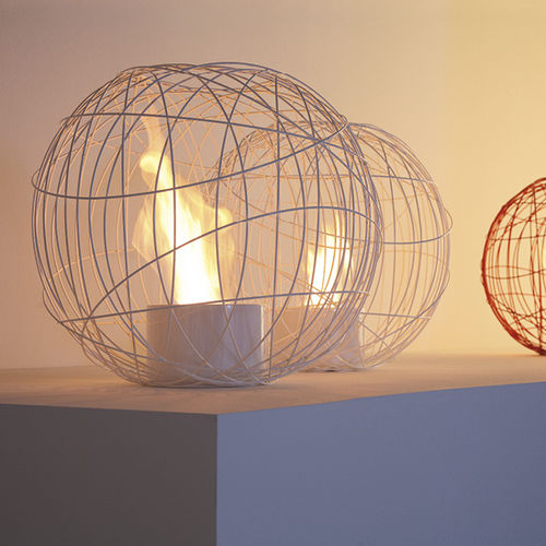 Bioethanol fireplace - NEST - AcquaFuoco - free-standing / central / outdoor