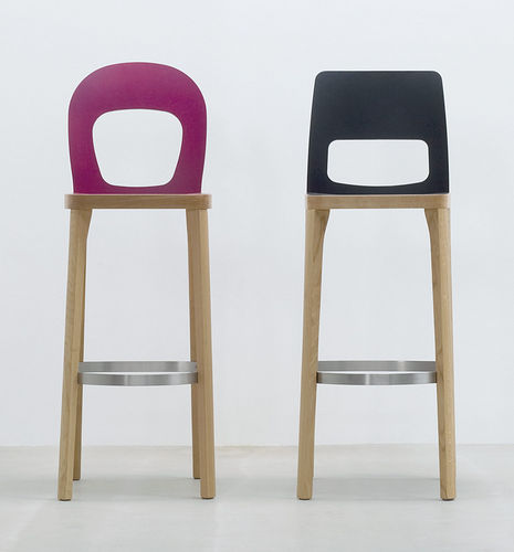 Contemporary bar chair - ST6N - HUSSL - wooden / commercial / without armrests