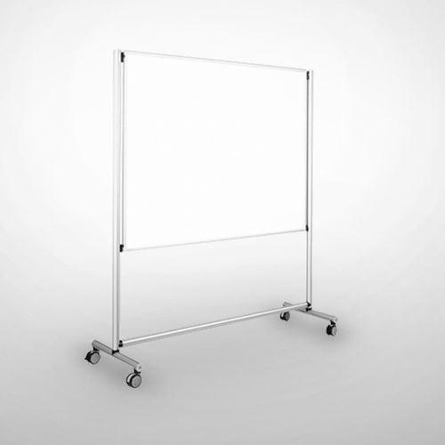 White board - O-292 090 - Adeco - floor-standing / aluminum / anodized aluminum