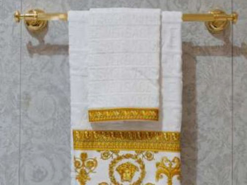 1-bar towel rack - G6810048 - Versace Ceramics - wall-mounted / metal / black