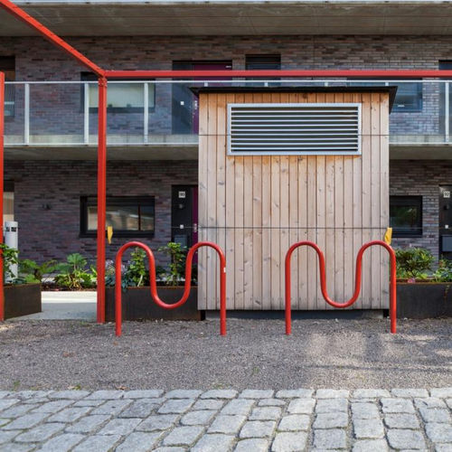 Floor-mounted bike rack - SINUS  - Vestre - secure / original design / horizontal