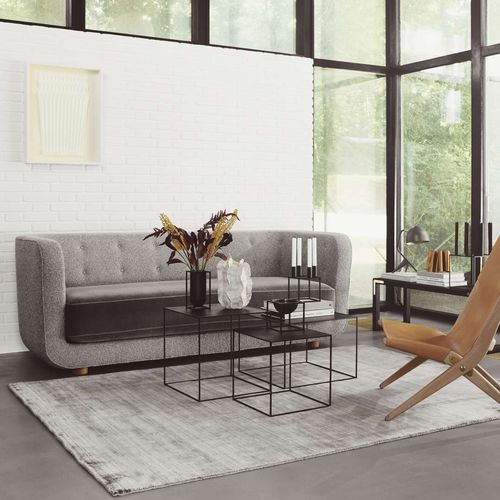 Metal table base - TWIN  - by Lassen - contemporary