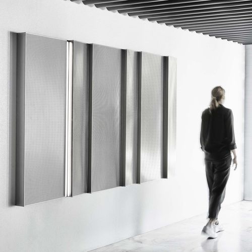 Acoustic wall panel - Silent Board Flex - DAMPA - steel / galvanised steel / rectangular