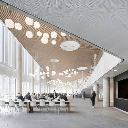 Aluminum suspended ceiling - DAMPA&reg; Clip-In - DAMPA - steel / tile / indoor