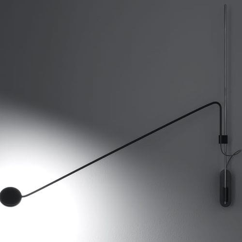 Contemporary wall light - TECLA AP - iconeluce.com - indoor / aluminum / adjustable