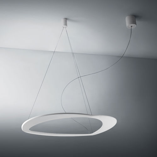 Hanging light fixture - DIADEMA - iconeluce.com - LED / aluminum / dimmable