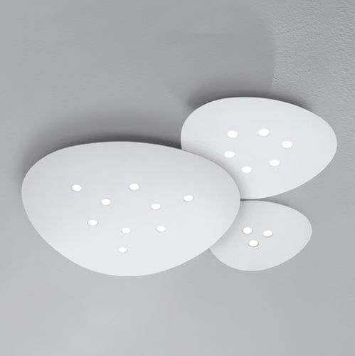 Contemporary ceiling light - SCUDO  - iconeluce.com - aluminum / LED / home
