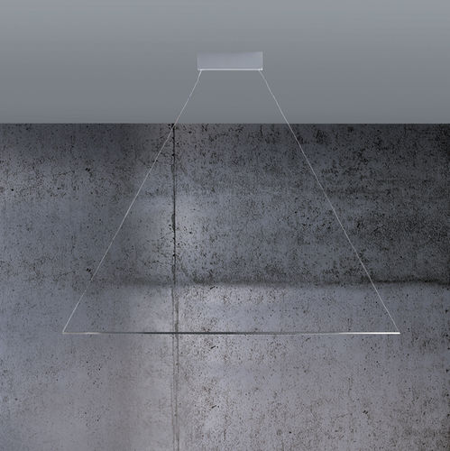 Pendant lamp - SPILLO  - iconeluce.com - brass / chromed metal / contemporary
