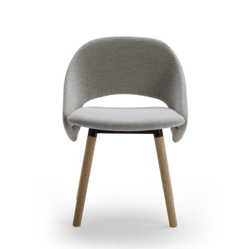 Scandinavian design visitor chair - TAILOR - OFFECCT - indoor / fabric / leather