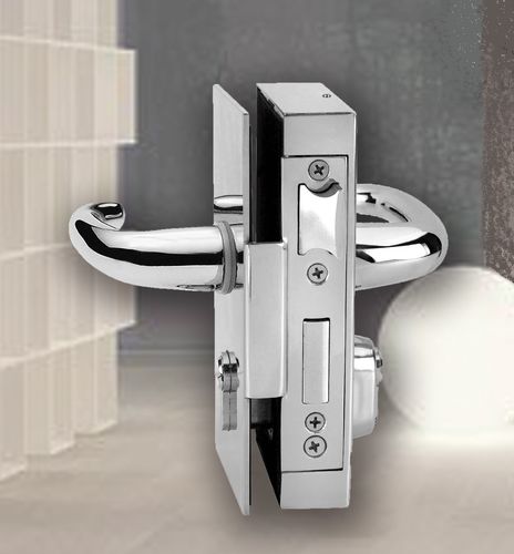 Mechanical lock - 1201 - Trivel - with handle / glass door / for sliding doors