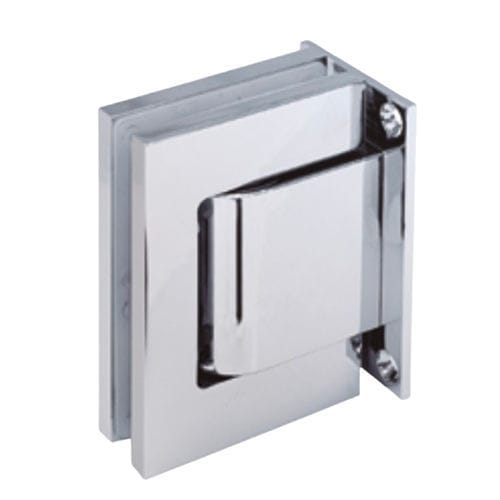 Door hinge - H2207 - Trivel - stainless steel / satin / glass