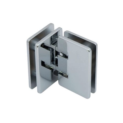 Glass door hinge - 365P - Trivel - brass / stainless steel / nickel