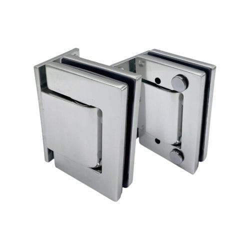 Door hinge - H2202A - Trivel - stainless steel / satin / glass