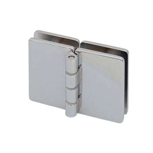 Glass door hinge - 366P - Trivel - stainless steel / brass / nickel