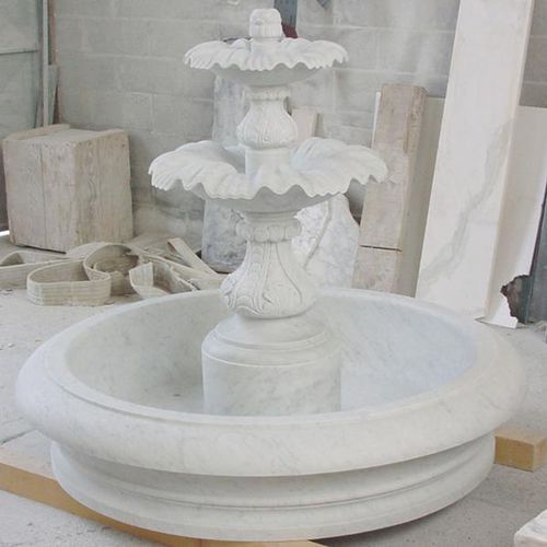 Garden fountain - Leonardo Caminetti GmbH - indoor / marble / traditional