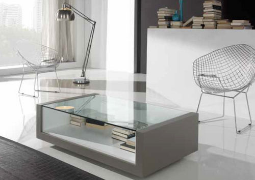 Contemporary Coffee Table - Gamma - Vettas Mobiliario - Glass 