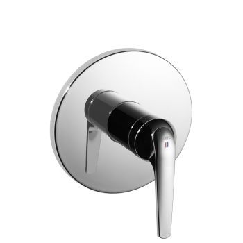 Shower mixer tap - 21.064.300.000  - KWC AG - wall-mounted / chromed metal / bathroom