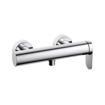 Shower mixer tap - 21.382.480.000 - KWC AG - wall-mounted / chromed metal / bathroom