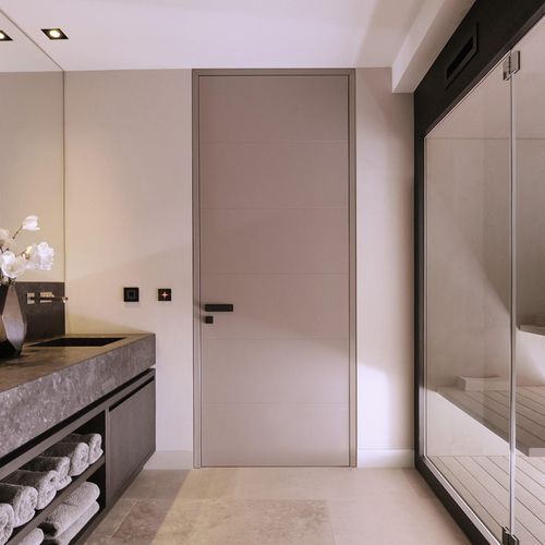 Interior door - LINES : DESIGN GEORGE - Bod'or KTM - wooden / sliding / pivoting