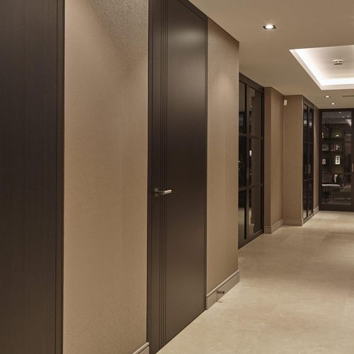 Interior door - LINES : DESIGN LE TRAIT - Bod'or KTM - wooden / sliding / pivoting