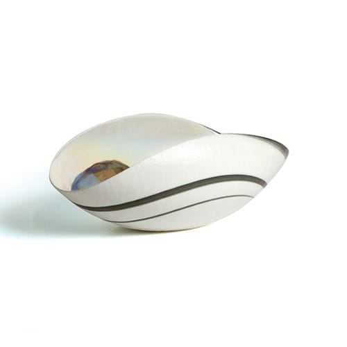 Murano glass bowl - STEEL  - Yalo Murano srl - commercial / handmade