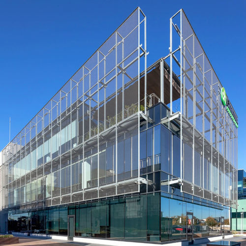 Stainless steel woven wire fabric - TORROJA F - Codina Architectural - copper / aluminum / brass