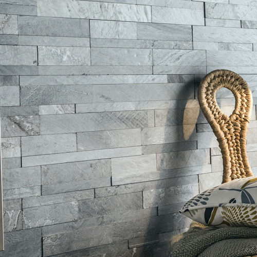 Natural stone wall cladding panel - CORTE DISCO - Pizarras J. Bernardos - interior / textured / decorative