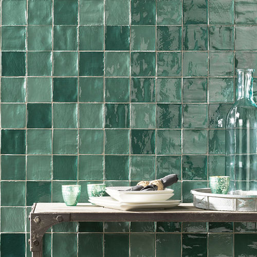 Porcelain stoneware tile - STOW MIX - NATUCER - high-gloss / indoor / bathroom