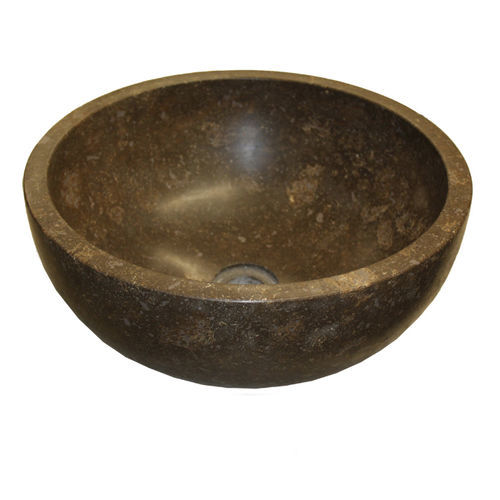 Countertop washbasin - Arredo di Pietra srl - natural stone / travertine / custom
