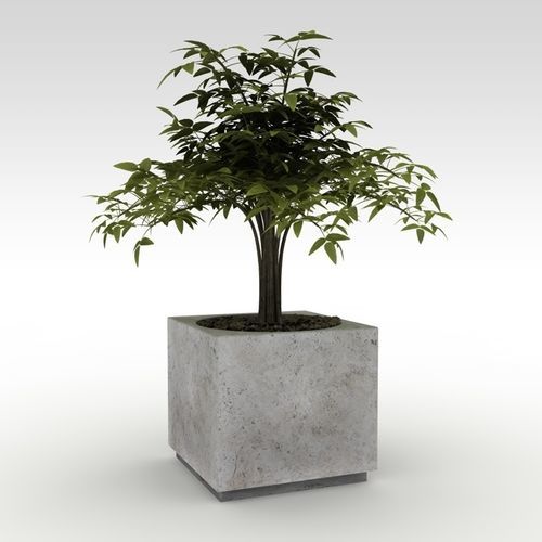 Natural stone planter - basic - Arredo di Pietra srl - travertine / square / high-resistance