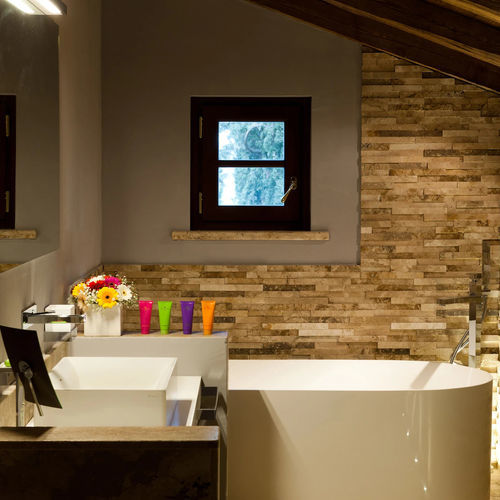 Travertine window sill - Arredo di Pietra srl - interior