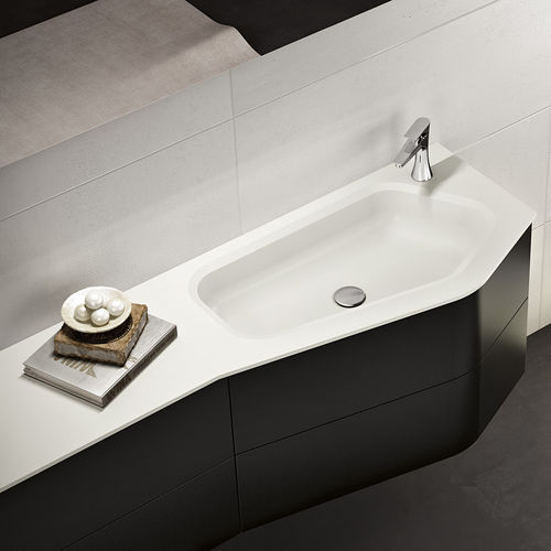 Wall-hung washbasin cabinet - LATITUDINE_01 - GB GROUP S.R.L. - composite / contemporary / lacquered