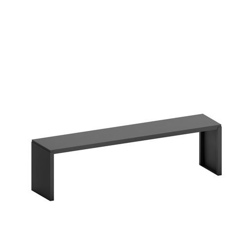 Contemporary garden bench - BIG IRONY - ZEUS - metal