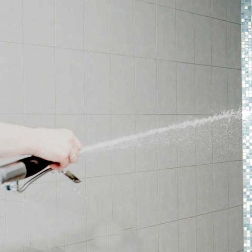 Metal lateral shower head - INTERVAP EUROPA SLU - round / silver-colored / white
