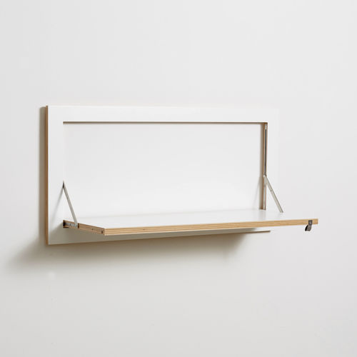 Wall-mounted shelf - FL&Auml;PPS &ndash; 80&times;40-1 - AMBIVALENZ - contemporary / birch / plywood