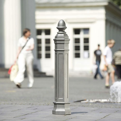 Parking prevention bollard - 041 - ABES S.à r.l. Public Design - cast aluminum / removable / for public space