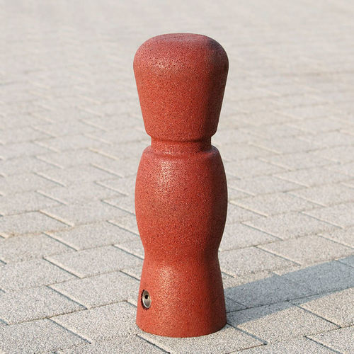 Parking prevention bollard - 026 - ABES S.à r.l. Public Design - recycled plastic / rubber / removable