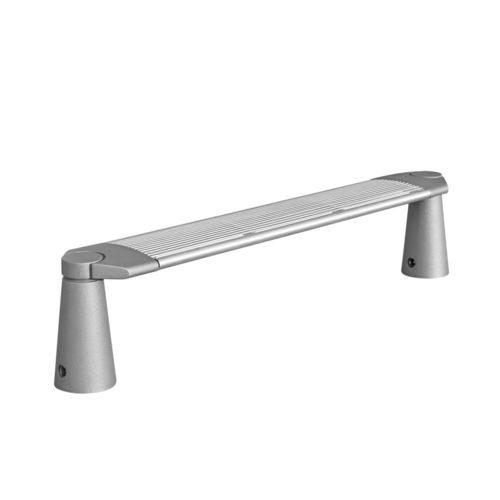 Contemporary public bench - 121-1 - ABES S.à r.l. Public Design - galvanised steel / stainless steel / cast aluminum