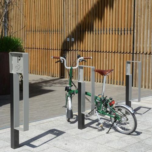 Floor-mounted bike rack - ZÉO - univers & cité | mobilier urbain - secure / for public space / steel