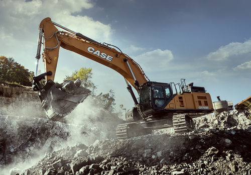 Large excavator - CX750D - Case Construction - crawler / compact / standard