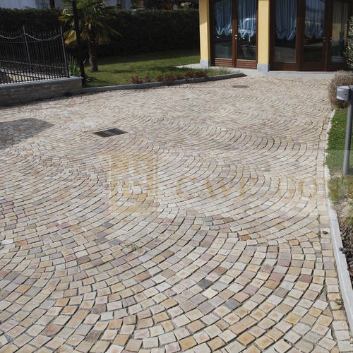 Quartzite paver - GONTERO - Cave Gontero s.r.l. Unipersonale - frost-resistant / drive-over / for public spaces