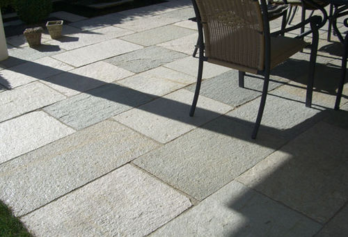 Natural stone tile - LUSERNA  - Cave Gontero s.r.l. Unipersonale - satin / brushed / flamed