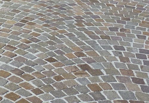 Natural stone paver - PORFIDO DEL TRENTINO  - Cave Gontero s.r.l. Unipersonale - drive-over / for public spaces