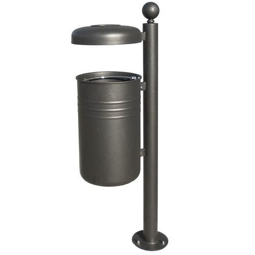 Public trash can - BEAN - VASART URBAN DESIGN - recycling / floor-standing / painted metal