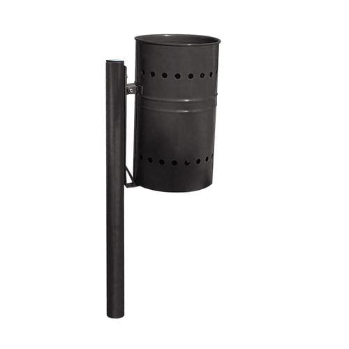 Public trash can - FLAME - VASART URBAN DESIGN - floor-standing / painted metal / without lid