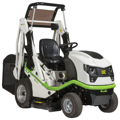 Ride-on lawn mower - BUFFALO 124 HVHPX - Etesia S.A.S. - gasoline / collecting