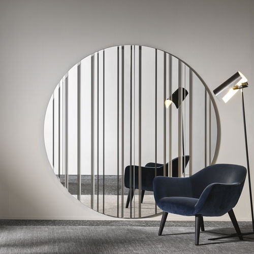 Wall-mounted mirror - BARCODE - TONELLI Design - commercial / contemporary / rectangular